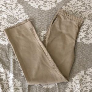 3 Pairs of school uniform RC Khakis flat front 33x32  Excellent condition